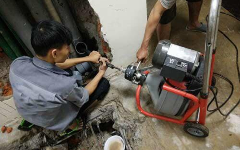 Thông cống nghẹt phường Lê Hồng Phong