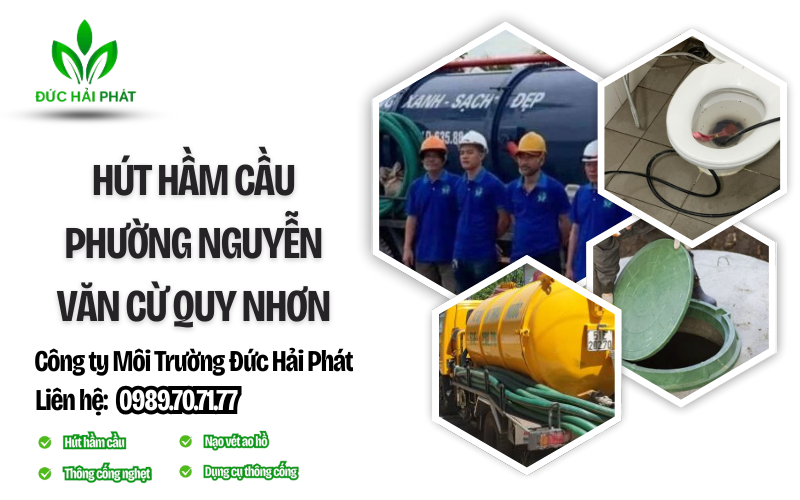 Hút hầm cầu phường Nguyễn Văn Cừ