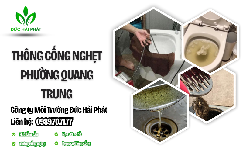 thông cống nghẹt phường quang trung