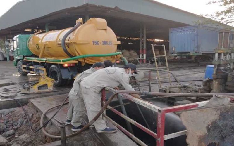 Quy trình hút hầm cầu chuyên nghiệp tại Đức Hải Phát