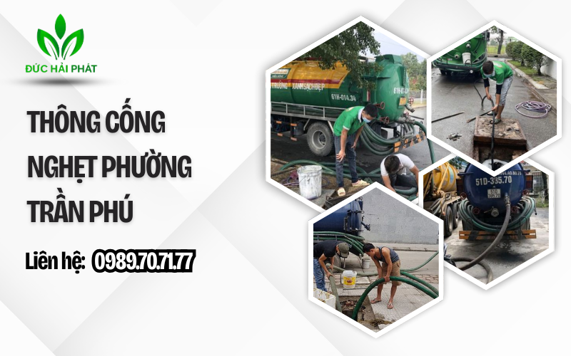 Thông cống nghẹt phường Trần Phú