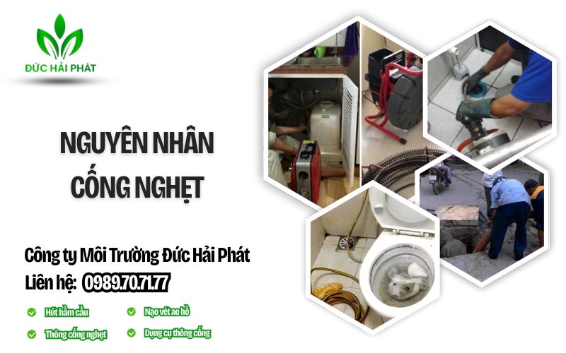 nguyên nhân cống nghẹt